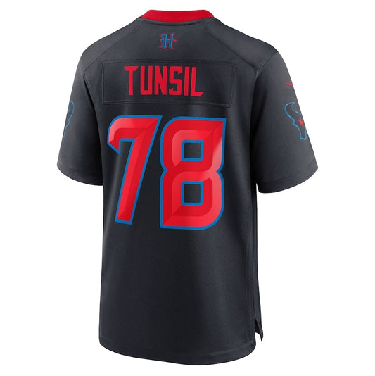 H.Texans #78 Laremy Tunsil Player Navy Game American Football Jerseys