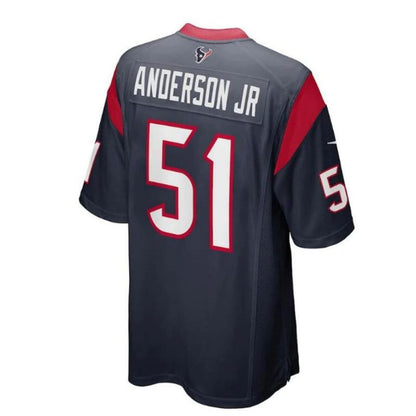 H.Texans #51 Will Anderson Jr. Player Game Jersey - Navy Stitched American Football Jerseys