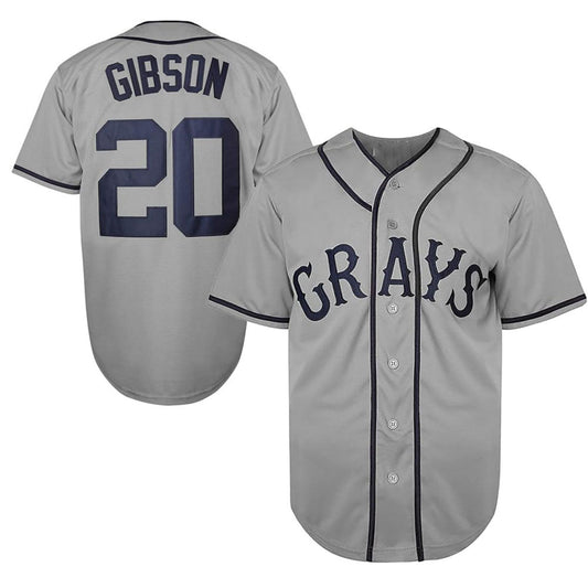 National League H.Grays #20 Josh Gibson Player Game Baseball Jerseys