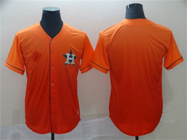 H.Astros Blank Player Orange Fade Stitched Baseball Jerseys