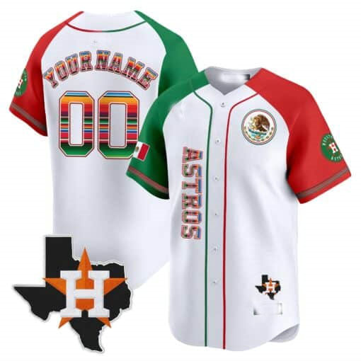 Custom H.Astros Mexico Vapor Premier Limited V4 Jersey– All Stitched Baseball Jerseys