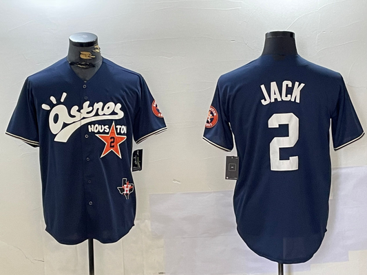 H.Astros #2 Alex Bregman Player Jersey Navy Cactus Jack Vapor Premier Stitched Baseball Jersey