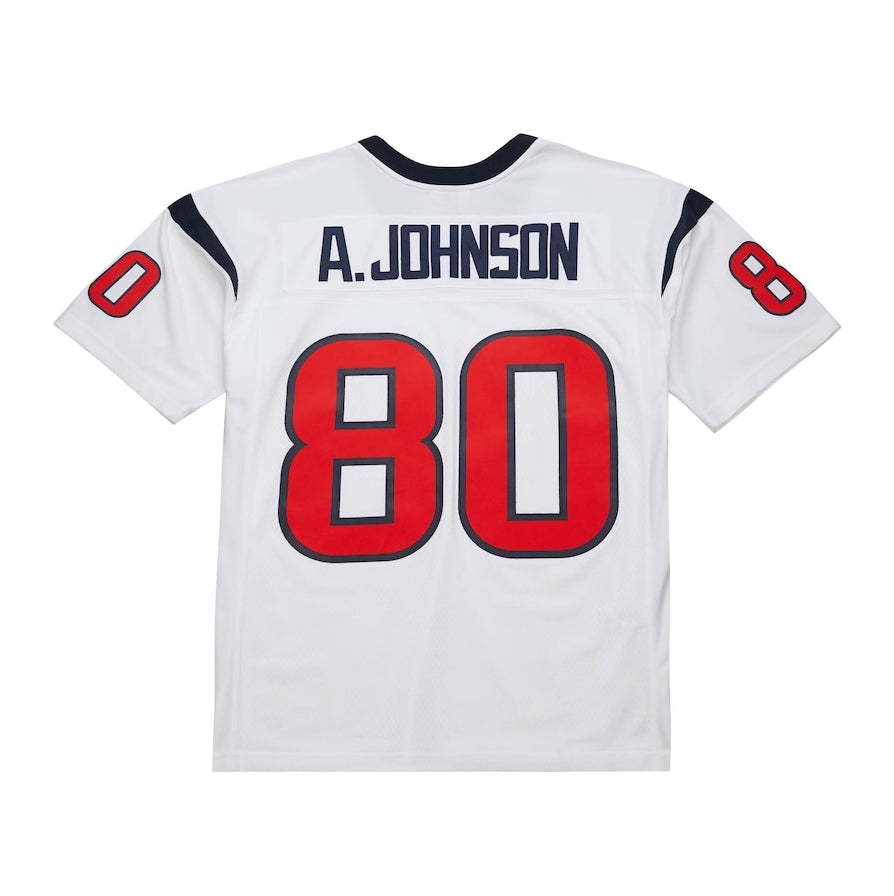 H.Texans #80 Andre Johnson Player Mitchell & Ness White Legacy Replica American Football Jerseys