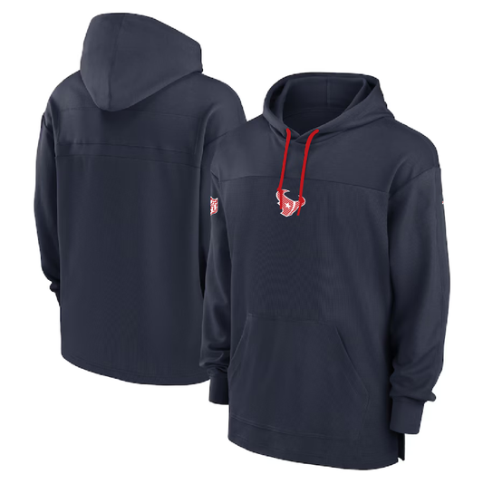 H.Texans Salute To Service Club Pullover Hoodie Player Jersey Stitched American Football Jerseys