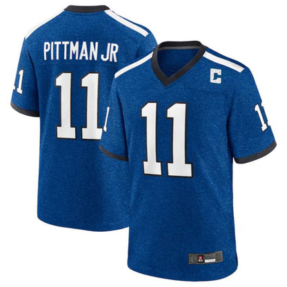 #11 Michael Pittman Jr. Player IN.Colts Blue Game Football Jerseys