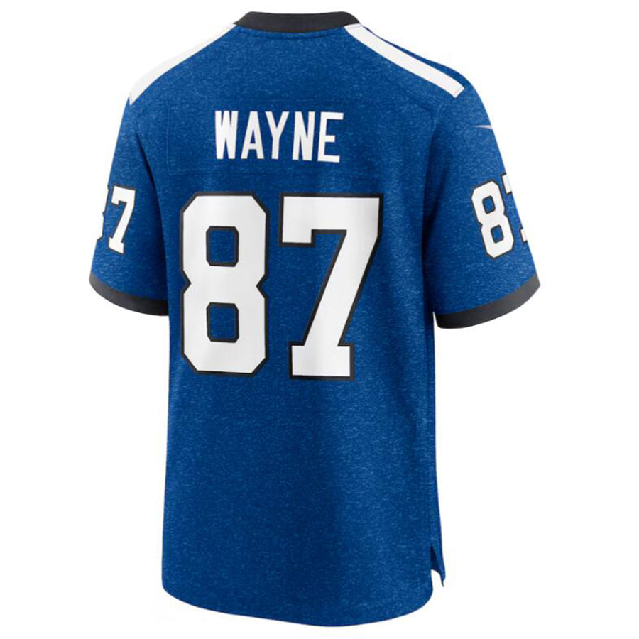 #87 Reggie Wayne IN.Colts Royal Player Game Stitched Football Jerseys