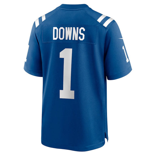 IN.Colts #1 Josh Downs Player Royal Game Stitched American Football Jerseys