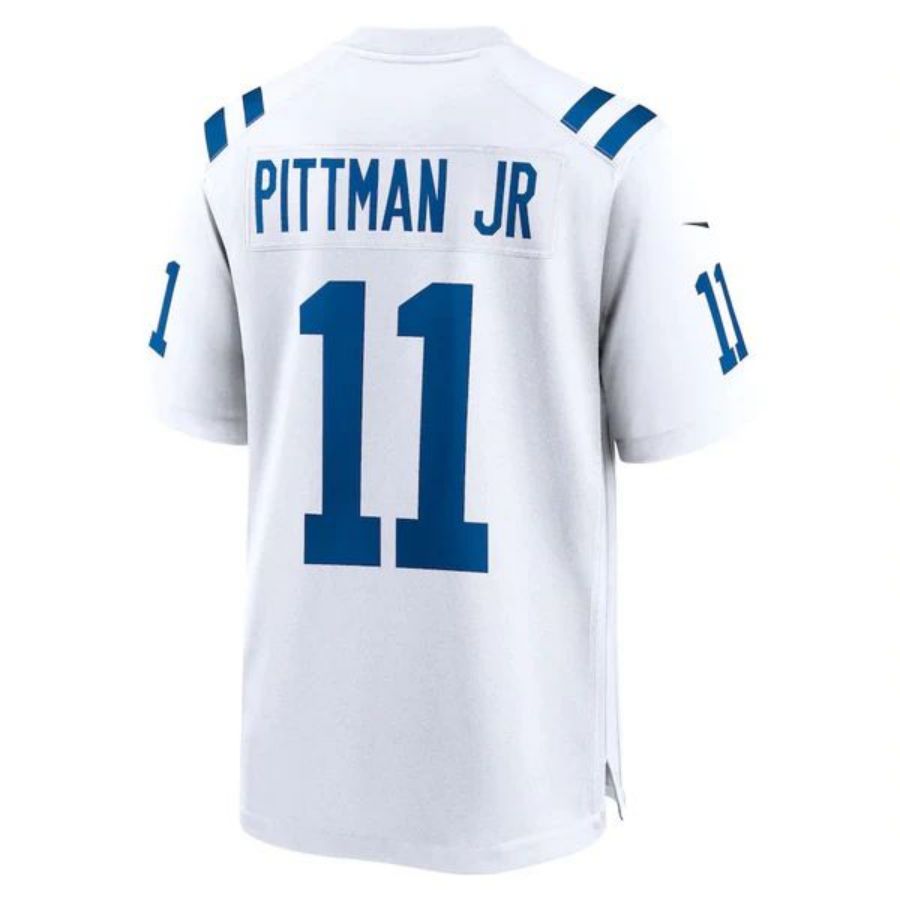 #11 Michael Pittman JR Player IN.Colts Game Football Jerseys -White