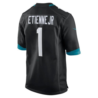 #1 Travis Etienne Jr. Player J.Jaguars Black Game Football Jerseys