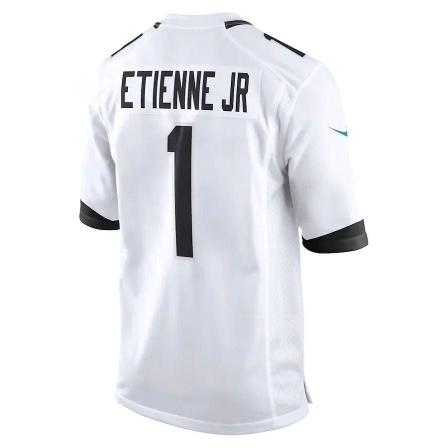 #1 Travis Etienne Jr. Player J.Jaguars White Game Football Jerseys