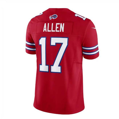 B.Bills #17 Josh Allen Red Vapor F.U.S.E. Limited Player Jersey – Home American Football Jerseys