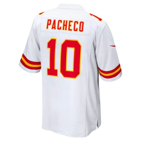 KC.Chiefs #10 Isiah Pacheco Player White Game Football Jerseys