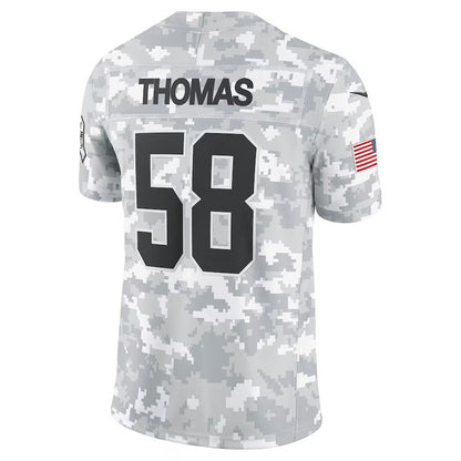 KC.Chiefs #58 Derrick Thomas Player Arctic Camo Salute to Service Limited Stitched American Football Jerseys