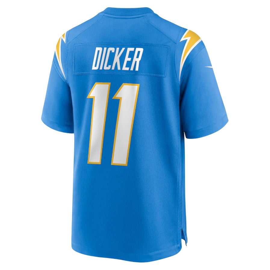 LA.Chargers #11 Cameron Dicker Player Powder Blue Game Stitched American Football Jerseys