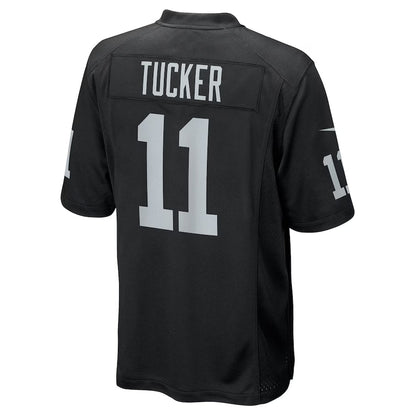 LV.Raiders #11 Tre Tucker Player Black Team Game Stitched American Football Jerseys