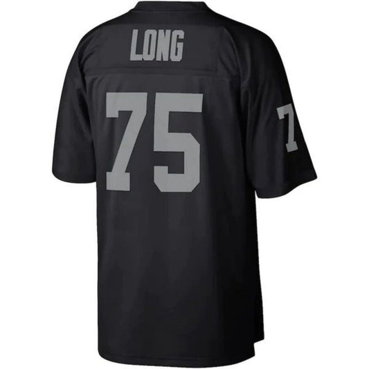 #75 Howie Long Player LV.Raiders Black Legacy Replica Football Jerseys