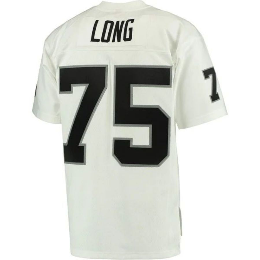 #75 Howie Long Player LV.Raiders White Retired Legacy Replica Football Jerseys