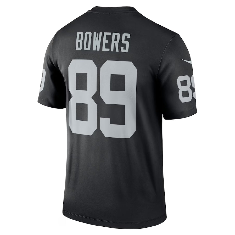 LV.Raiders #89 Brock Bowers Player Black Team Legend Stitched American Football Jerseys