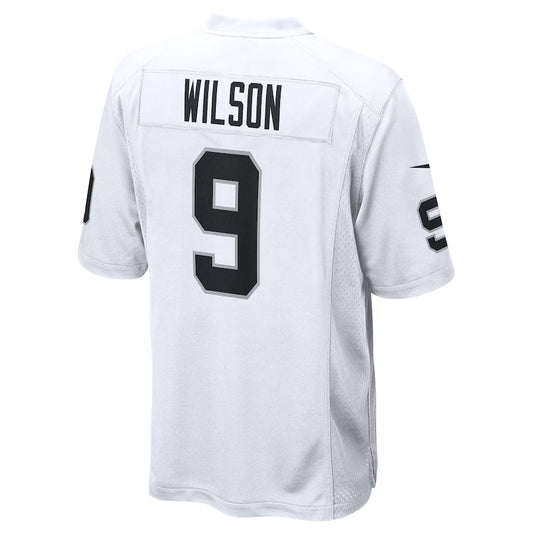 LV.Raiders #9 Tyree Wilson Player White Game Stitched American Football Jerseys