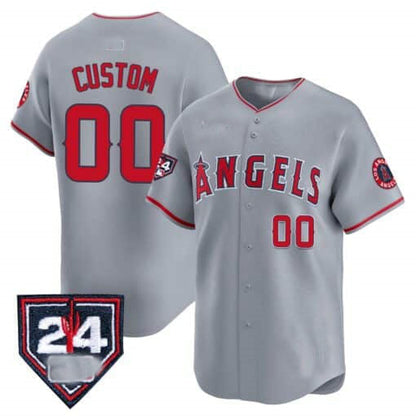 Custom LA.Angels Spring Training Patch Vapor Premier Limited Jersey– All Stitched Baseball Jerseys