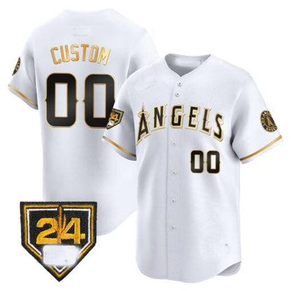 Custom LA.Angels Spring Training Patch Vapor Premier Limited Jersey– All Stitched Baseball Jerseys