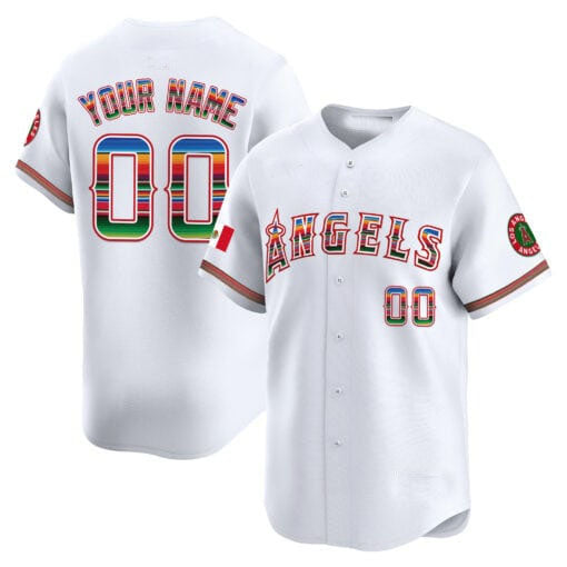 Custom LA.Angels Mexico Vapor Premier Limited Jersey– All Stitched Baseball Jerseys