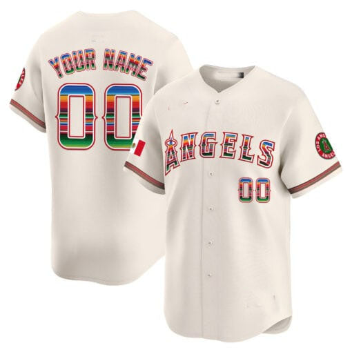 Custom LA.Angels Mexico Vapor Premier Limited Jersey– All Stitched Baseball Jerseys