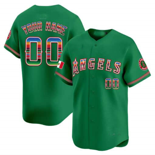 Custom LA.Angels Mexico Vapor Premier Limited Jersey– All Stitched Baseball Jerseys