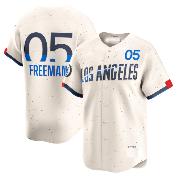 LA.Dodgers #05 Freddie Freeman Player Cream City Connect Limited Player Baseball Jerseys