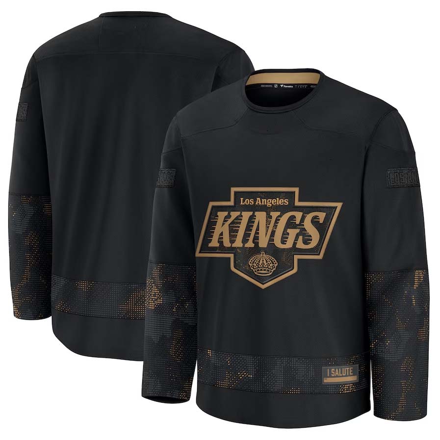 L.Angeles Kings Fanatics Blank Player Game Hockey Jersey - Black Stitched American Hockey Jerseys