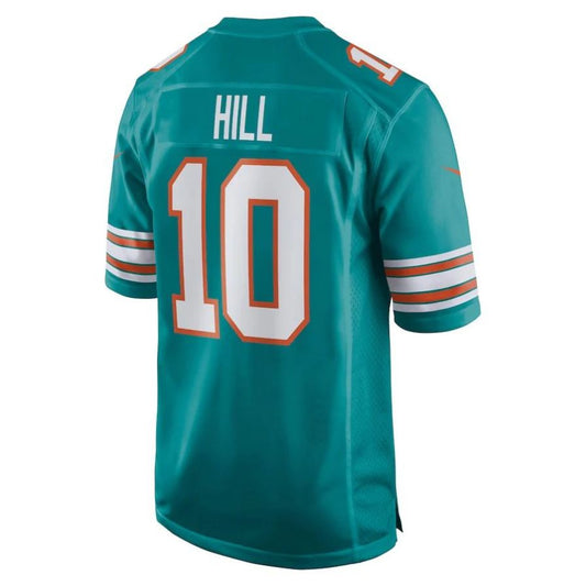 #10 Tyreek Hill Player M.Dolphins Aqua Game Football Jerseys