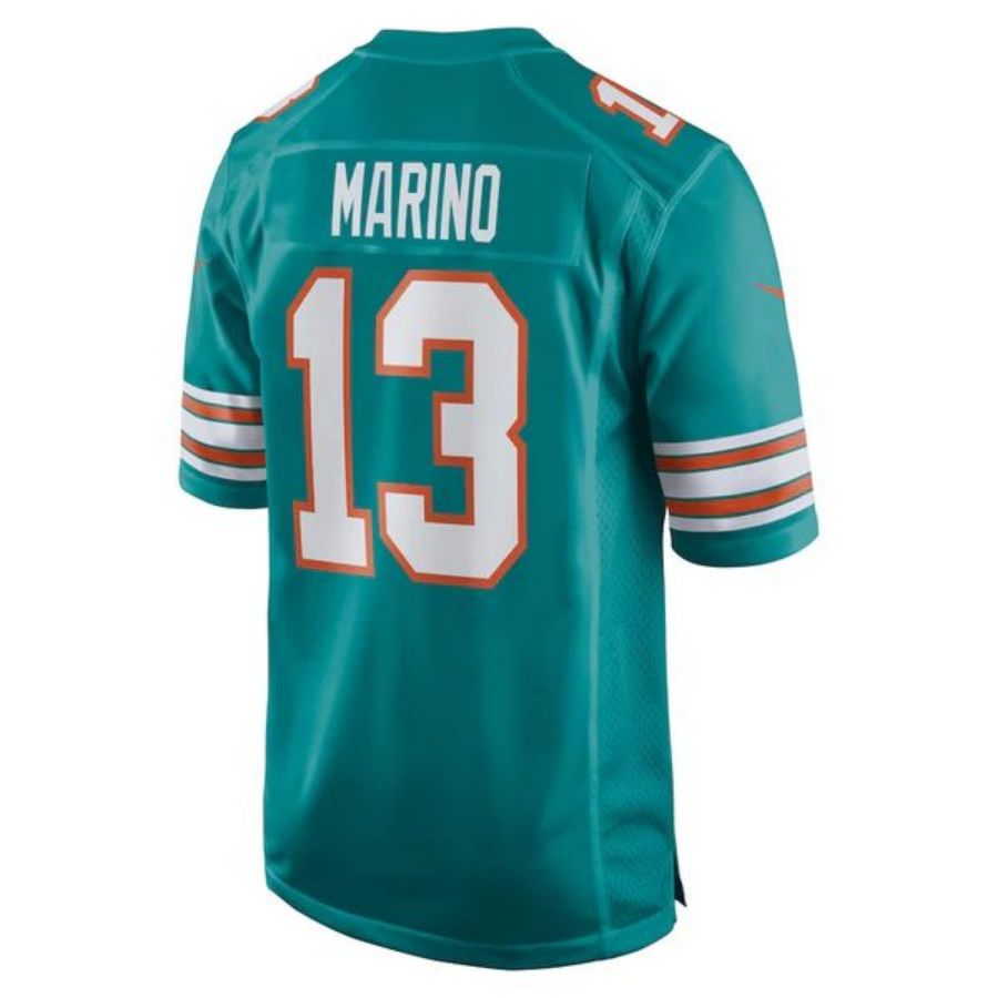 #13 Dan Marino Player M.Dolphins Aqua Game Stitched Football Jerseys