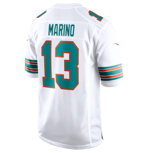 #13 Dan Marino Player M.Dolphins White Game Football Jerseys