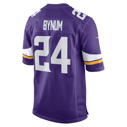 MN.Vikings #24 Camryn Bynum Purple Player Game Stitched American Football Jerseys