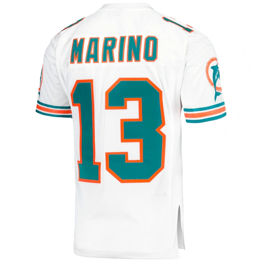 M.Dolphins #13 Dan Marino Player 1995 Mitchell & Ness Authentic Throwback Retired Stitched American Football Jerseys