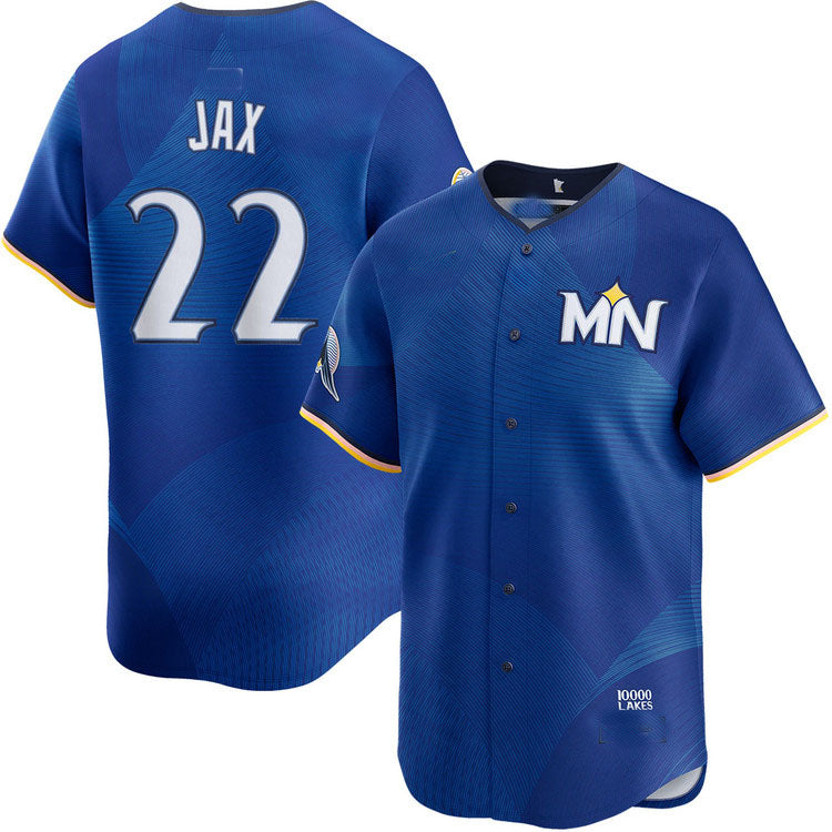 M.Twins #22 Griffin Jax Player City Connect Limited Baseball Jerseys