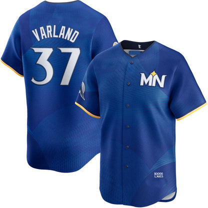 M.Twins #37 Louie Varland Player City Connect Limited Baseball Jerseys