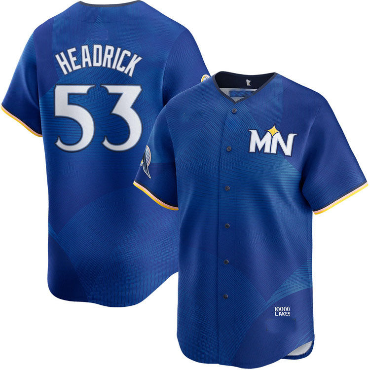 M.Twins #53 Brent Headrick Player City Connect Limited Baseball Jerseys