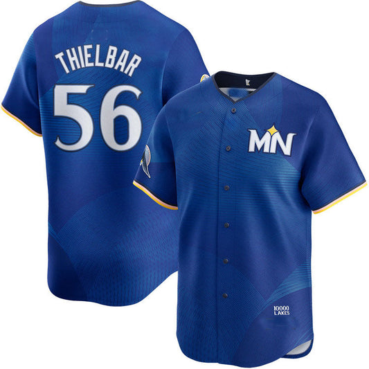 M.Twins #56 Caleb Thielbar Player City Connect Limited Baseball Jerseys