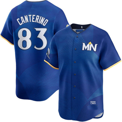 M.Twins #83 Matt Canterino Player City Connect Limited Baseball Jerseys