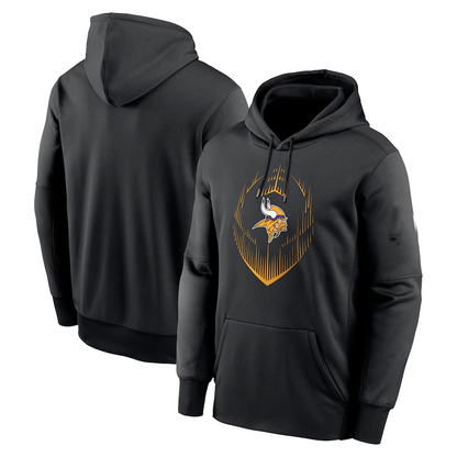 MN.Vikings Salute To Service Club Pullover Hoodie Player Jersey Stitched American Football Jerseys