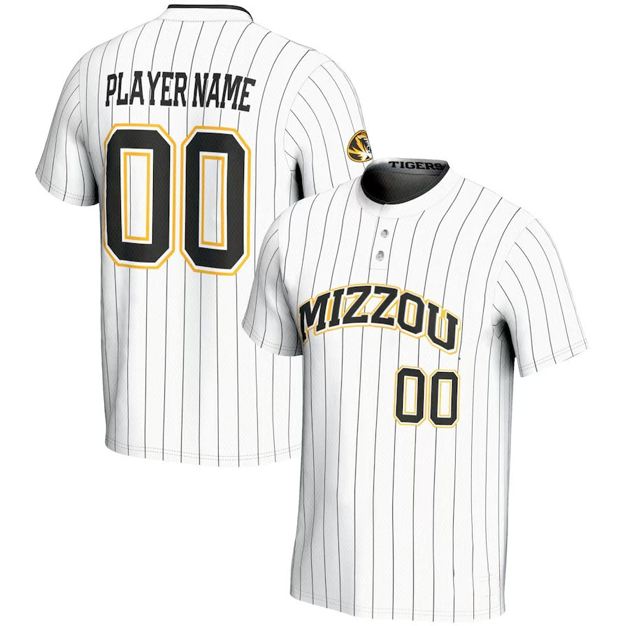 Custom M.Tigers GameDay Greats NIL Lightweight Softball Jersey - White American College Jerseys