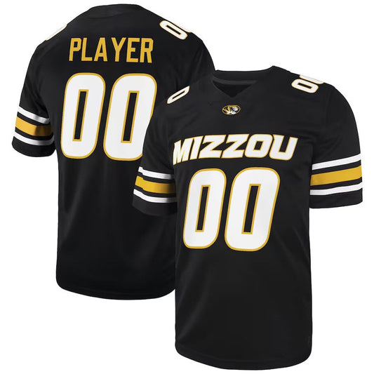 Custom M.Tigers Pick-A NIL Football Game Jersey - Black American College Jerseys