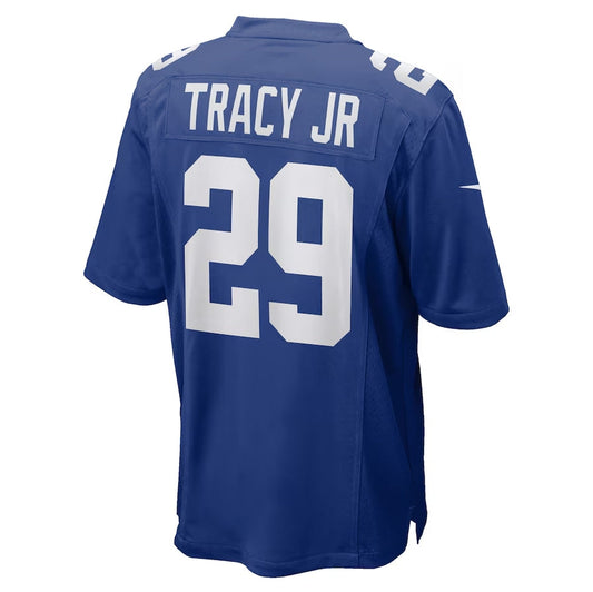 NY.Giants #29 Tyrone Tracy Jr. Player Royal Game Stitched American Football Jerseys