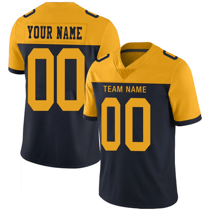 Custom GB.Packers Navy Personalized Design Your Own Name and Number for Men Women Youth Jerseys