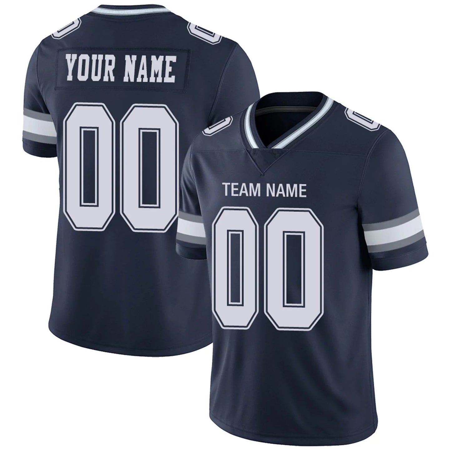 Custom D.Cowboys Navy Personalized Design Your Own Name and Number for Men Women Youth Jerseys