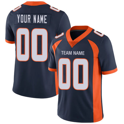 Custom D.Broncos Navy Personalized Design Your Own Name and Number for Men Women Youth Jerseys