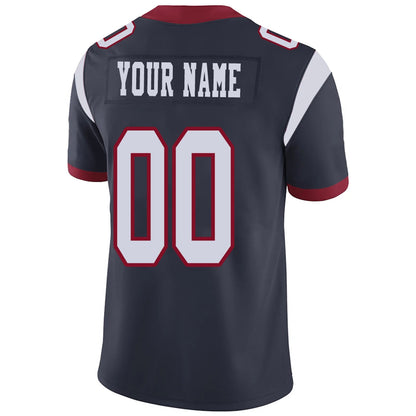 Custom H.Texans Navy Personalized Design Your Own Name and Number for Men Women Youth Jerseys