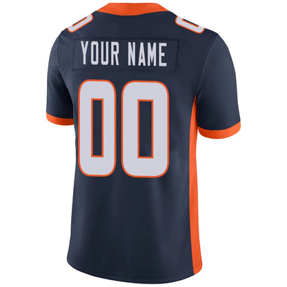 Custom D.Broncos Navy Personalized Design Your Own Name and Number for Men Women Youth Jerseys