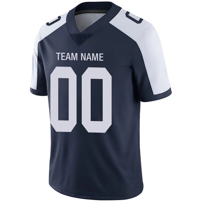 Custom D.Cowboys Navy White Personalized Design Your Own Name and Number for Men Women Youth Jerseys